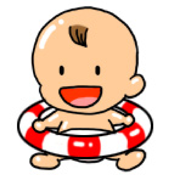 Beach Baby Clip Art - vector clip art online, royalty ...