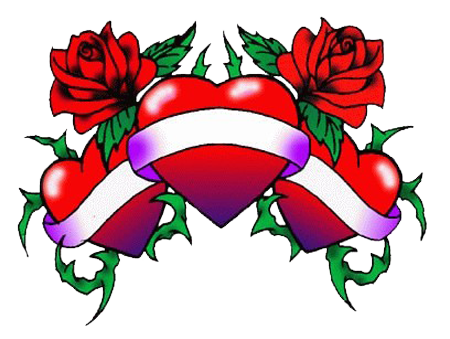 Rose Heart Tattoos