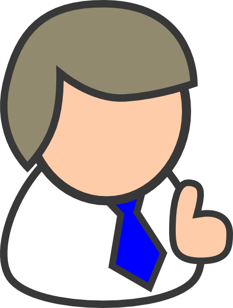 Yyycatch People Biz Male Blue clip art Free Vector