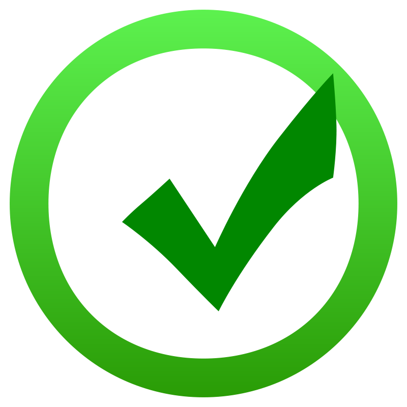 Clipart - dwcheckyes - "