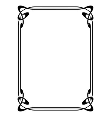 28+ Art Nouveau Border Clip Art