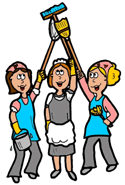 Office cleaning clip art