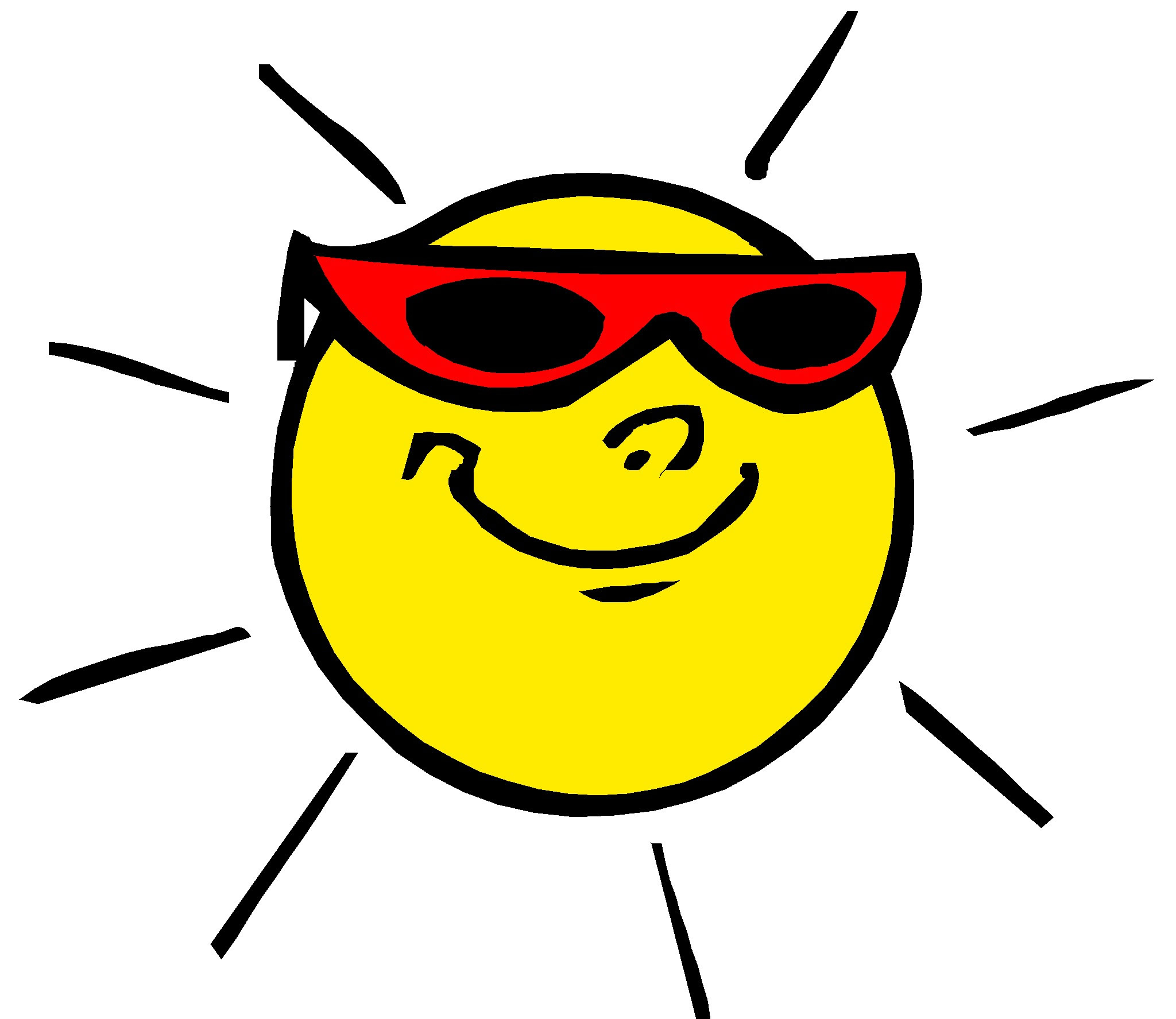 Smiley Face Sun - ClipArt Best