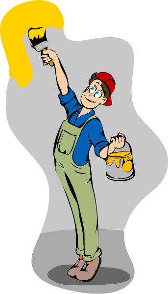 Free Painter Clipart, 1 page of Public Domain Clip Art