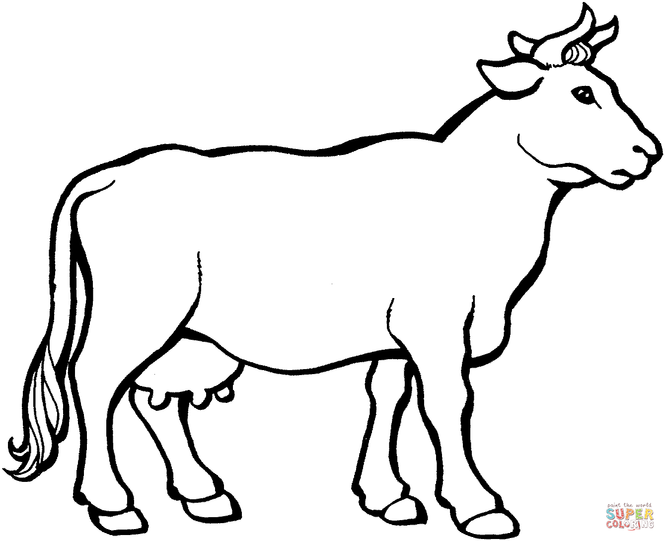 Cattle coloring pages | Free Coloring Pages