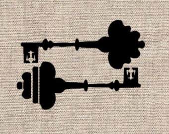 skeleton key stencil