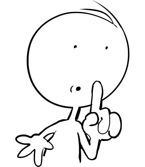 Clipart shhh signs