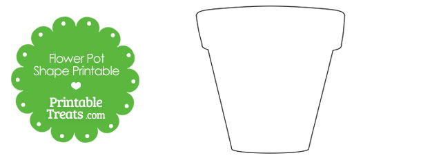 Best Photos of Flower Pot Box Template - Flower Pot Template ...