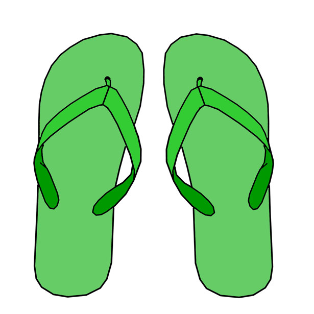 Clip Art Flip Flops - Tumundografico