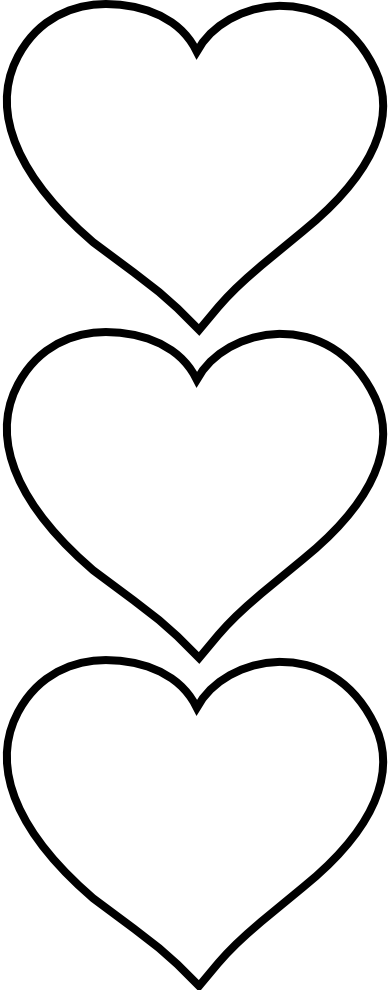 Heart Clipart Black And White Outline