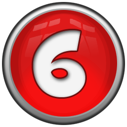 Number 6 PNG images free download, 6 PNG