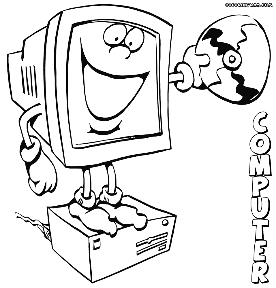 Computer coloring pages | Coloring pages to download and print