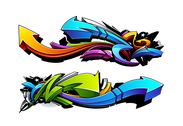 Graffiti Vector Arts on Behance