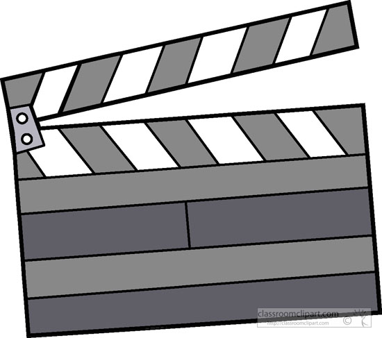 Theatre : movie-clap-board-theatre-2 : Classroom Clipart