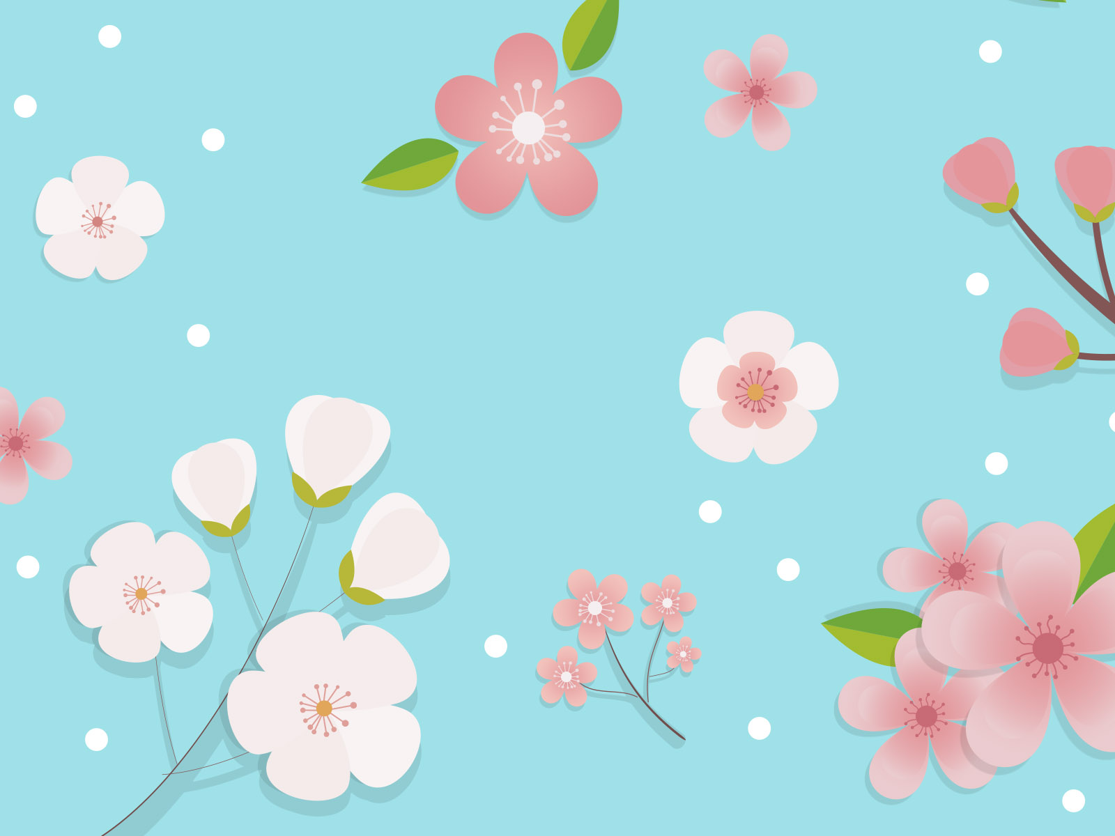 Wild Flowers Pattern Powerpoint Templates - Flowers, Pattern ...