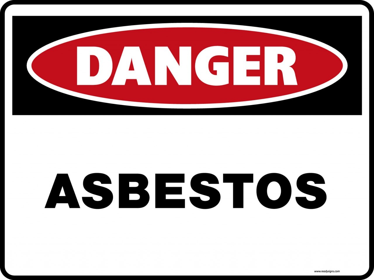 Danger Signs - Asbestos - Property Signs