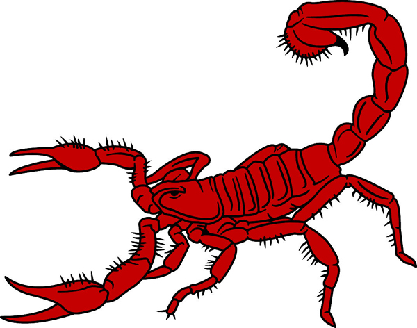 Scorpion mascot clipart