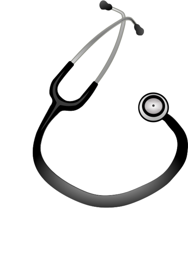 Doctor stethoscope medical heart beet monitoring vector clip art ...