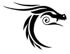 Tribal Dragon Drawing - ClipArt Best