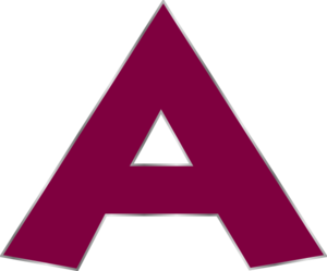 Letter A Clip Art - Tumundografico