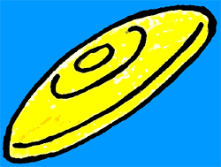 Pizza Frisbee Clipart