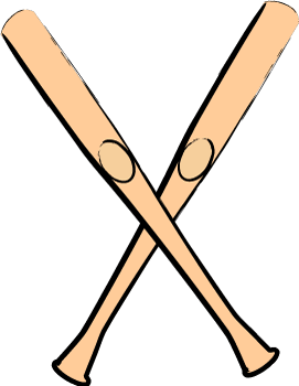 Baseball bat bat and baseball clipart clipartfest 2 - Clipartix
