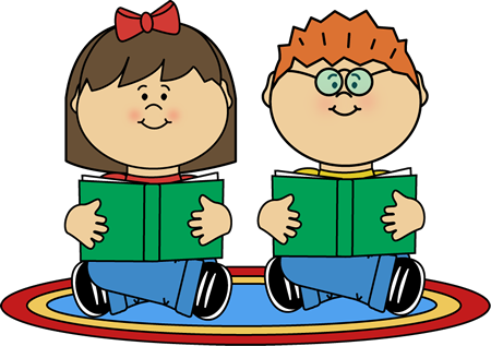 Buddy Reading Clipart