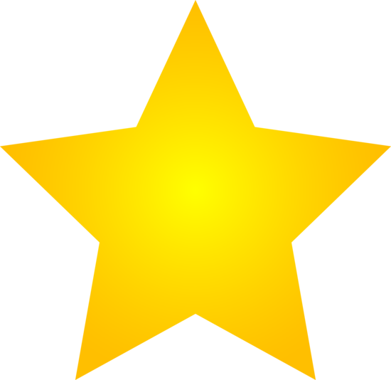 Gold star clip art