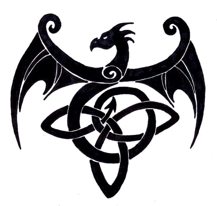 Celtic Dragon Tattoos | Dragon ...
