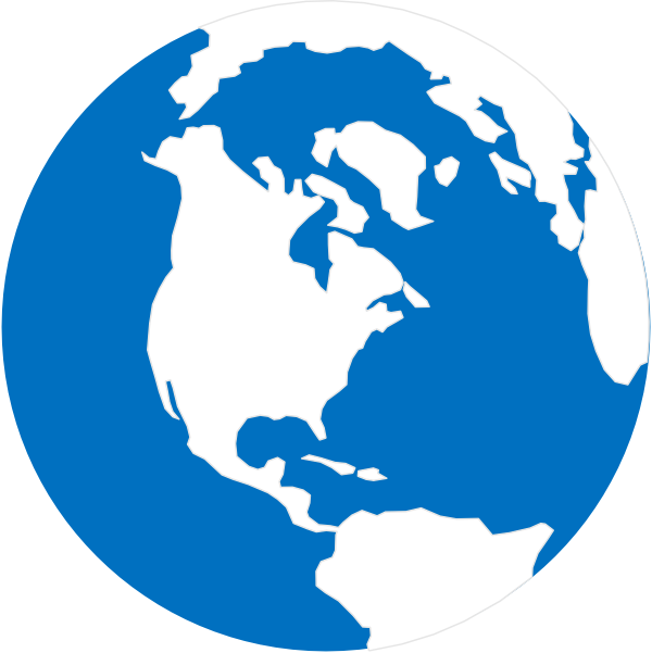 Simple Globe Clip Art - vector clip art online ...