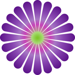 Blue daisy flower clipart free clip art images image #9108