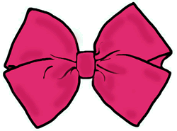 Hair bow clip art