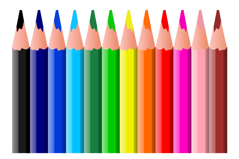 Books pencils clipart