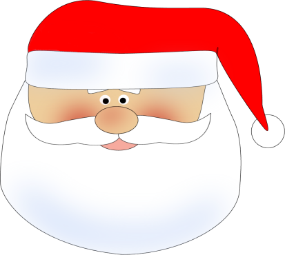 Santa Clipart Face