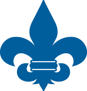 Boy scout fleur de lis clip art