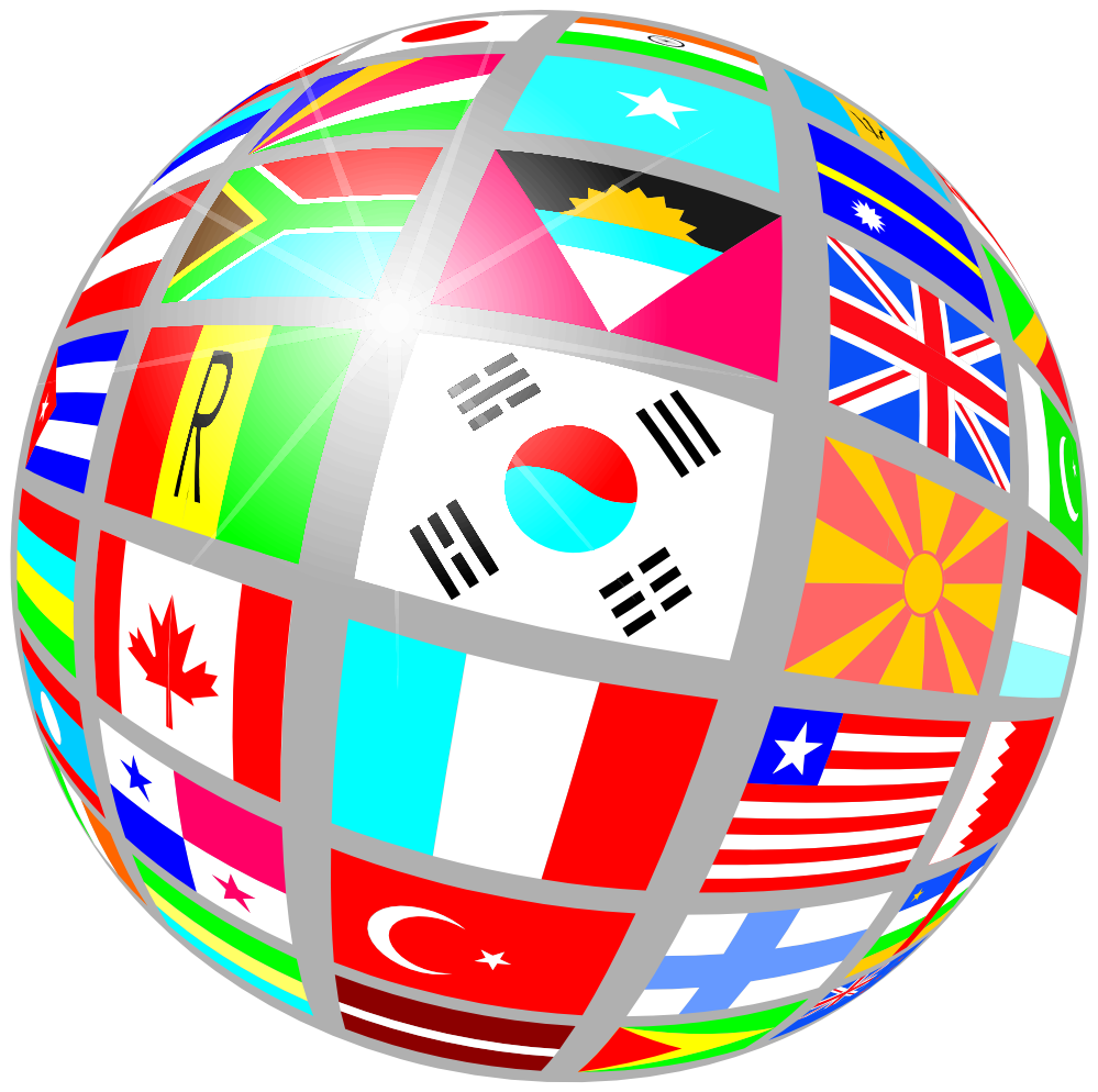 Free clipart of globes of the world
