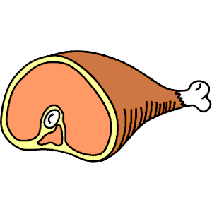 Christmas Ham Clipart