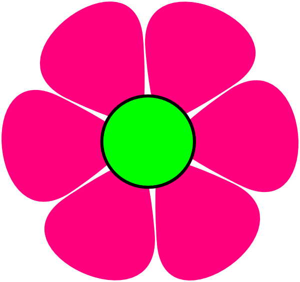 Pink Cartoon Flowers Clip Art, Nail Polish Colors also Flower ...