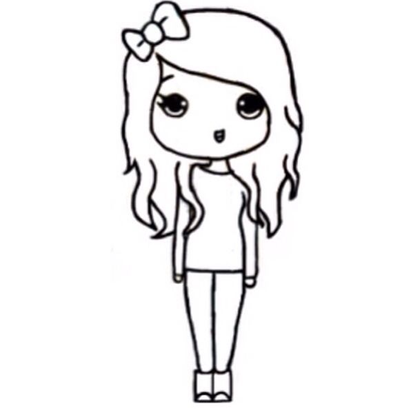 Chibi Templates Chibis Templates Chibi Girl Templates Stencils ...