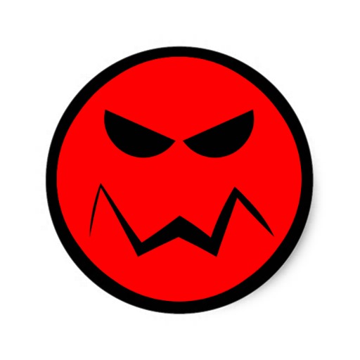 Mean Smiley Face Clipart