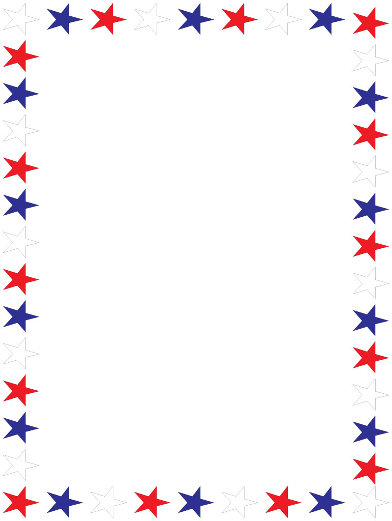 Veterans day border clipart