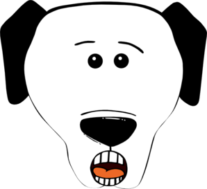 Funny dog clipart