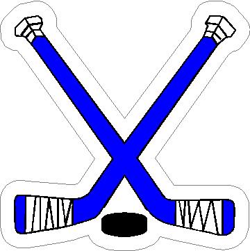 Crossed Hockey Stick And Puck 35540 | RAMWEB