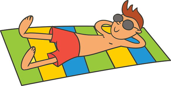 Funny Sunburn Clip Art, Vector Images & Illustrations