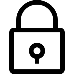 Lock Icon Outline - Icon Shop - Download free icons for commercial use