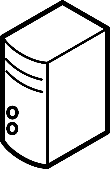 Clip Art Computer Server