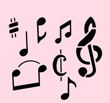 Treble Clef Musical Stencil NEW