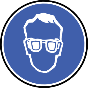 Wear Protection Glasses clip art - vector clip art online, royalty ...