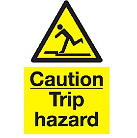 Caution Trip Hazard Sign | Hazard Signs