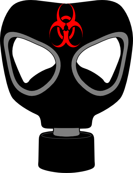 Bio Hazard Gas Mask Clip Art - vector clip art online ...